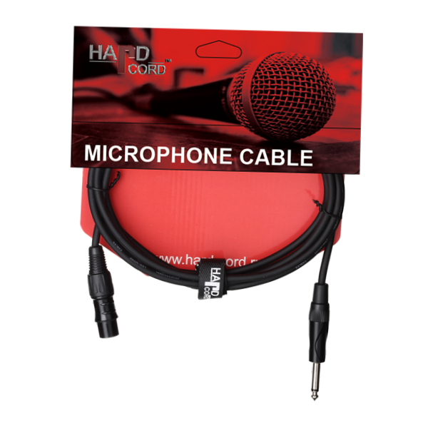 HardCord MSJ-30 микрофонный кабель XLR-Jack mono 3m